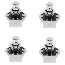 40 Pcs Push Button Keyless Lock Cupboard Caravan Lock for RV Drawer Cabinet Doors Thickness 15-27mm