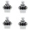 40 Pcs Push Button Keyless Lock  Cupboard Caravan Lock for RV Drawer Cabinet Doors Thickness 15-27mm 1