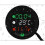 2X 5 in 1 Motorcycle Water Temperature USB Rechargeable  Voltmeter LED Night Vision Meter with Temperature Sensor 8