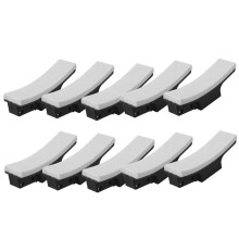 10X Pastillas de Freno para Bicicleta de Ejercicio Pastillas Peludas para  Bike Pastillas de Freno Pieza de Repuesto para Grupo de Freno de