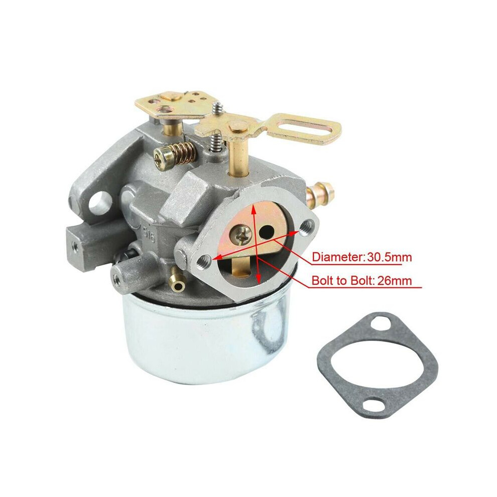 2X Adjustable Carburetor Fit For Tecumseh 8/9/10Hp Snowblower 640349 640052 640054 6031212596290