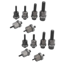 12Pcs Hand Rivet Nut Nuts Simple Installation Manual Riveter Rivnut Tool Accessory for Nuts M3 M4 M5 M6 M8 M10