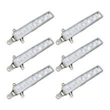 6X Car 6 LED 6000K Daytime Running Light DRL Clear 9677409380 9677409380 for C1 2006-2017 C3 2015-2019