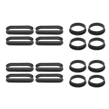 16 Stück Runde und Ovale Torten Ringe Hitzebeständiger Perforierter Kuchen Mousse Ring Antihaft Backen Geschirr  Kuchen Form Kuchen Ring