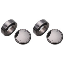 2X for IDrive Car Multimedia Button Cover Trim Knob Sticker for - F10 F18 F07 F20 F21 F06 F12 F30 F01 F02 F25 F26