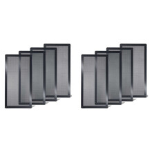 120X240mm Dust Filter for Computer Cooler Fan,Magnetic Frame Dust Filter,Dustproof PVC Cover Computer Fan Grills, 8 Pack