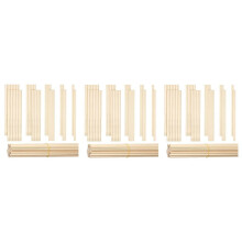 300 Stücke Dübelstangen Holzdübelstangen Handwerk Holz 1/8,3/16,1/4,5/16,3/8X6 Zoll StöCke für Basteln Von DIY Hochzeitsbändern