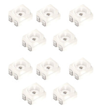 1000 St 3528 Amber+Gul PLCC-4 Reverse Pole ,617Nm+587Nm, 50MA 2V 0.1W Bicolor SMD LED-Lampor Light Beads LAYT67B
