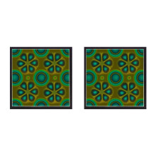 2Pcs 4x4Inch Magnetic Field Viewing Film,Magnetic Field Viewer,Magnetic Flux Display, Pattern Detector,for Scientific