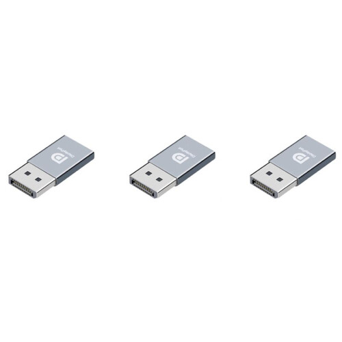3X 4K  Dummy Plug DP Virtual Display Adapter EDID Headless  Emulator  Video Card Cheater