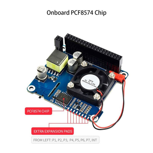 3X Waveshare Power Over Ethernet HAT Support 802.3Af PoE Network Expansion Board with OLED for Raspberry Pi 4 Model B / 3B+ 2