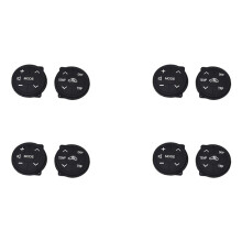 4X for Prius 30 XW30 09-15 Prius C Aqua Button Multifunction Steering Wheel Control Button Panel Rubber
