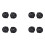 4X for  Prius 30 XW30 09-15 Prius C Aqua Button Multifunction Steering Wheel  Control Button Panel Rubber 1