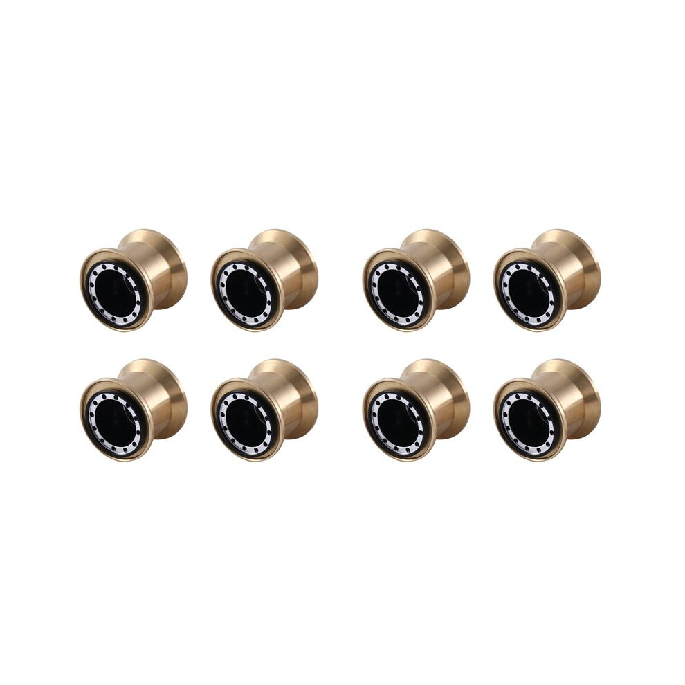 8Pcs Brass Clamp Ring Metal 1.0 Wheel Rim Wheel Hub For Fms Fcx24 Max Smasher 1/24 Rc Crawler Car Upgrade Accessories,1 6033151343140