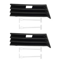 2X para   E-Class W210 1995, 1996, 1997, 1998 Pára-Choque para Reboque Tampa Dianteira