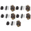 5X VL53L1X Ranging Flight  Sensor Module 3V-5V Distance 400cm Measurement Extension Board Module for 1