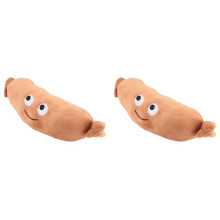 2Pc Stuffed Plush Sausage Toys 20CM  Stuffed Food Plush Dolls Pillow  Gifts New Plush Pillows