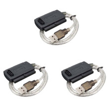 3X USB 2.0 Male to IDE 2.5 inch 3.5 inch Converter Adapter Cable Hard Drive HDD Black