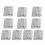 60mm x 16mm Straight Repair Joining Mending Flat Plate Bracket 50Pcs 1