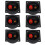 6X New Square Board Binding Post Speaker Box Terminal Cup Wire Cable Box Connector 1