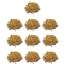 300Pcs New Gold Pickguard Screws for Strat/Tele Electric Guitar Bass