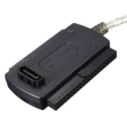 3X USB 2.0 Macho para IDE  2.5 Polegadas3.5 Polegadas Cabo Adaptador Disco Rígido Disco Rígido Preto 1