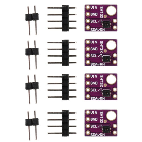 4X SHT31 SHT31-D Sensor de Temperatura e Umidade Módulo Meteorológico para para