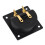 6X New Square Board Binding Post Speaker Box Terminal Cup Wire Cable Box Connector 5