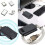 3X USB 2.0 Macho para IDE  2.5 Polegadas3.5 Polegadas Cabo Adaptador Disco Rígido Disco Rígido Preto 4
