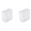 60X Magic Cleaning Sponge Eraser Melamine Cleaner Multifunction White 1