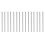 M6 x 150mm 304 Stainless Steel Fully Threaded Rod Bar Studs Hardware 15 Pcs 1
