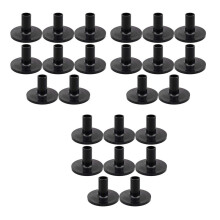 24Pcs Cymbal Sleeves 8PCS 38X26mm Black Drum Cymbal Sleeves Replacement for Shelf Drum Kit