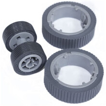 4Conjunto Pa03670 - 0001 Pa03670 - 0002 Conjunto de Consumíveis Rolo de Coleta + Rolo de Freio Rolo de Coleta para  Fi-7160 Fi-7260