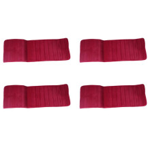 4 Pcs 120X40cm Absorbent Nonslip Memory Foam Kitchen Bedroom Door Floor Mat Rug Carpet Date-Red