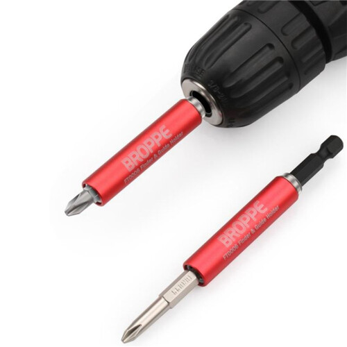 3X BROPPE CR-V 80mm Adjustable Screwdriver Bit Extension Rod 1/4 Inch Hex Shank Quick Connect 2