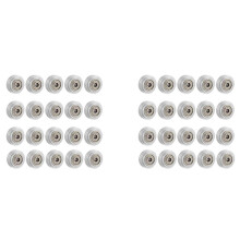 40Pcs 3D Printer Clear Polycarbonate Wheel Plastic Pulley Linear Bearing for  CR-10 S5  3 Pro Printer