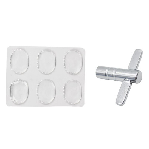 Drum Damper Gel 12 Pack with 2 Drum Tuning Key Pack 1
