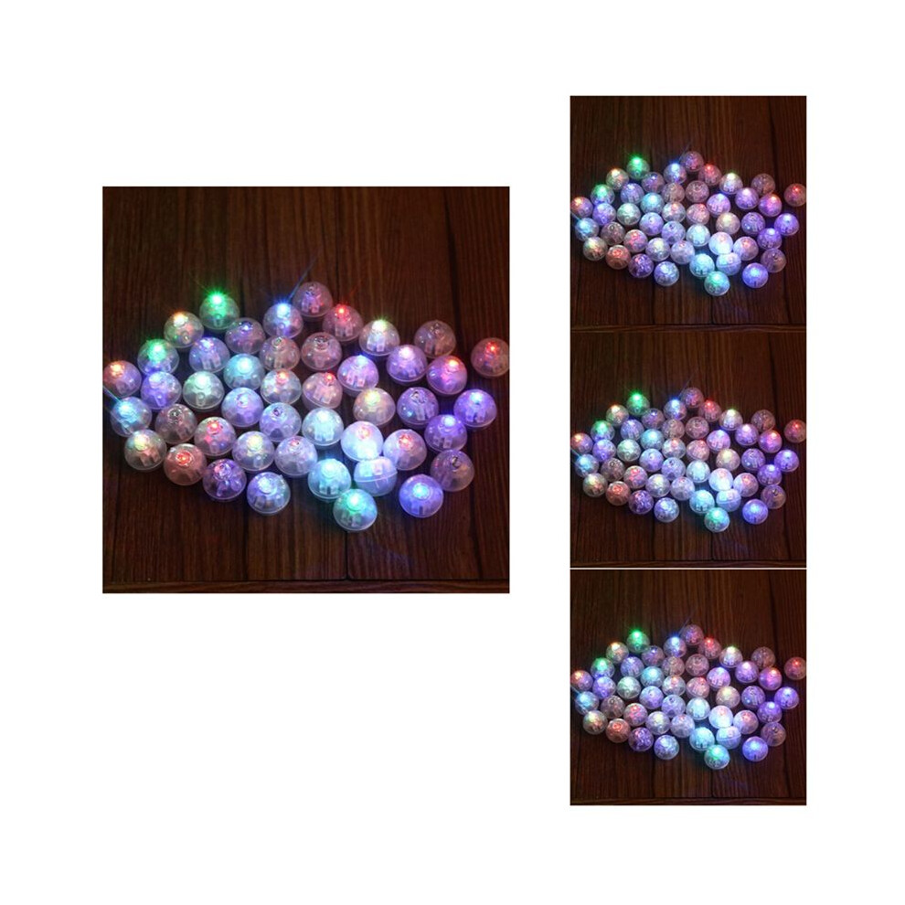50Pcs Round Ledballoon Rgb Lights Valentine's Day Flash Lamps For Lantern Christmas Halloween Wedding Party 6032267639567