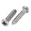 A Set 8 Pcs Electric Guitar Roller String Tree String Retainer - Silver 8
