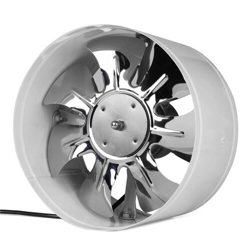 3X Ventilador de ExaustãO de Duto em Linha de 220 V Ventilador de VentilaçãO de Resfriamento de Ar Branco - 4 Polegadas