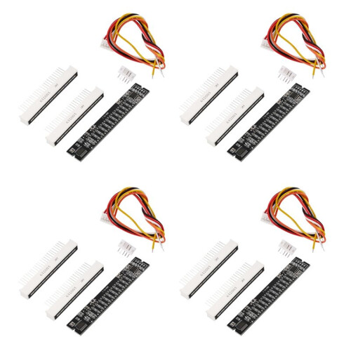 4X  Dual 12 Level Indicator VU Meter Stereo Amplifier Board Adjustable Light Speed Board