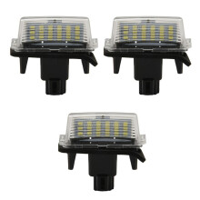 6Pcs Car LEDLicense Plate Light Parking Light External License Plate Light for Camry
