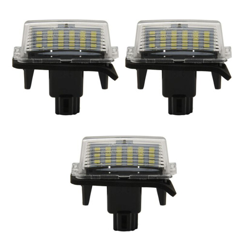 6Pcs Car LEDLicense Plate Light Parking Light External License Plate Light for  Camry
