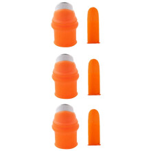 3X Gardening Silicone Thumb Knife with Finger Cots Thumb Knife Picker for Fruits Vege-L