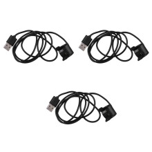 3X Carregador para Vivosmart HR, Cabo de Carregamento de SubstituiçãO para Vivosmart HR/ Vivosmart HR+ (Preto)