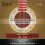 18x IRIN C105 Rainbow Guitar Strings Nylon Core Colorful Coated Copper Alloy Wound(.028-.043) 2