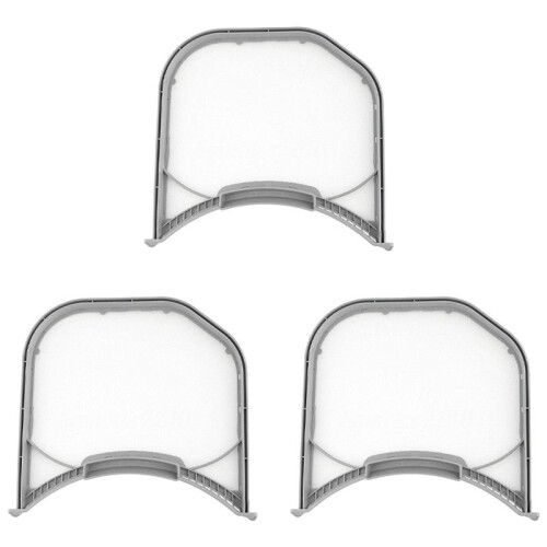 3X Dryer Lint Filter Assembly Compatible for  Electronics ADQ56656401 Dryer Lint Screen Filter