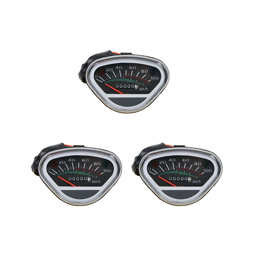 3X Motorcycle Speedometer 100Km/H Tachometer Odometer Instrument For Dax 70 6032472391038