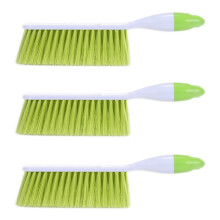 3X Bettlaken Schmutz Reinigungs Bürste Weiche Borsten Kleidung Schreibtisch Sofa Staubtuch Kleine Partikel Haar Entferner (Grün)