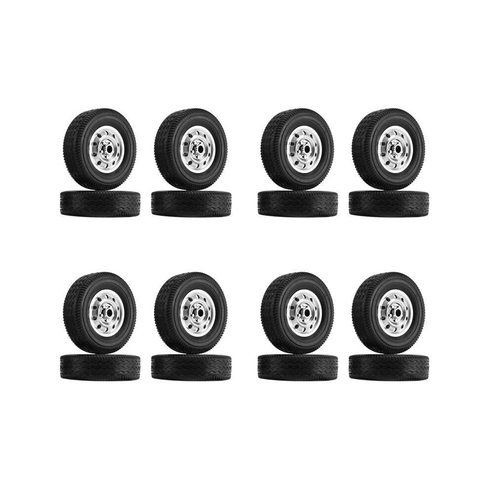 16Pcs Wheel Tire Tyre For Wpl D12 1/10 Rc Truck Car Diy Upgrade Spare Parts Accessories 6032331671462